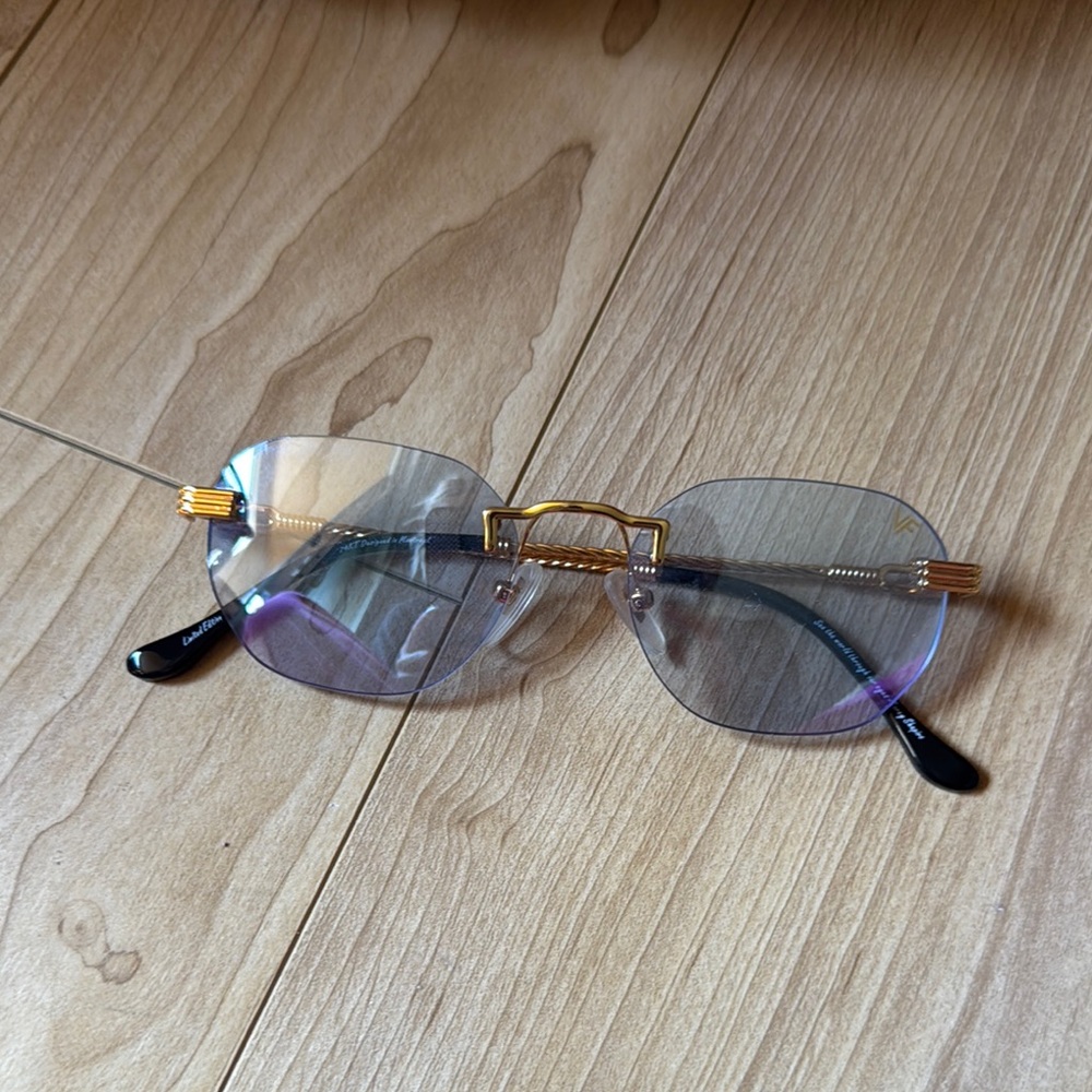 Vintage Frames Company VF BAL HARBOUR DRILL MOUNT 0008 Rectangle Sunglasses